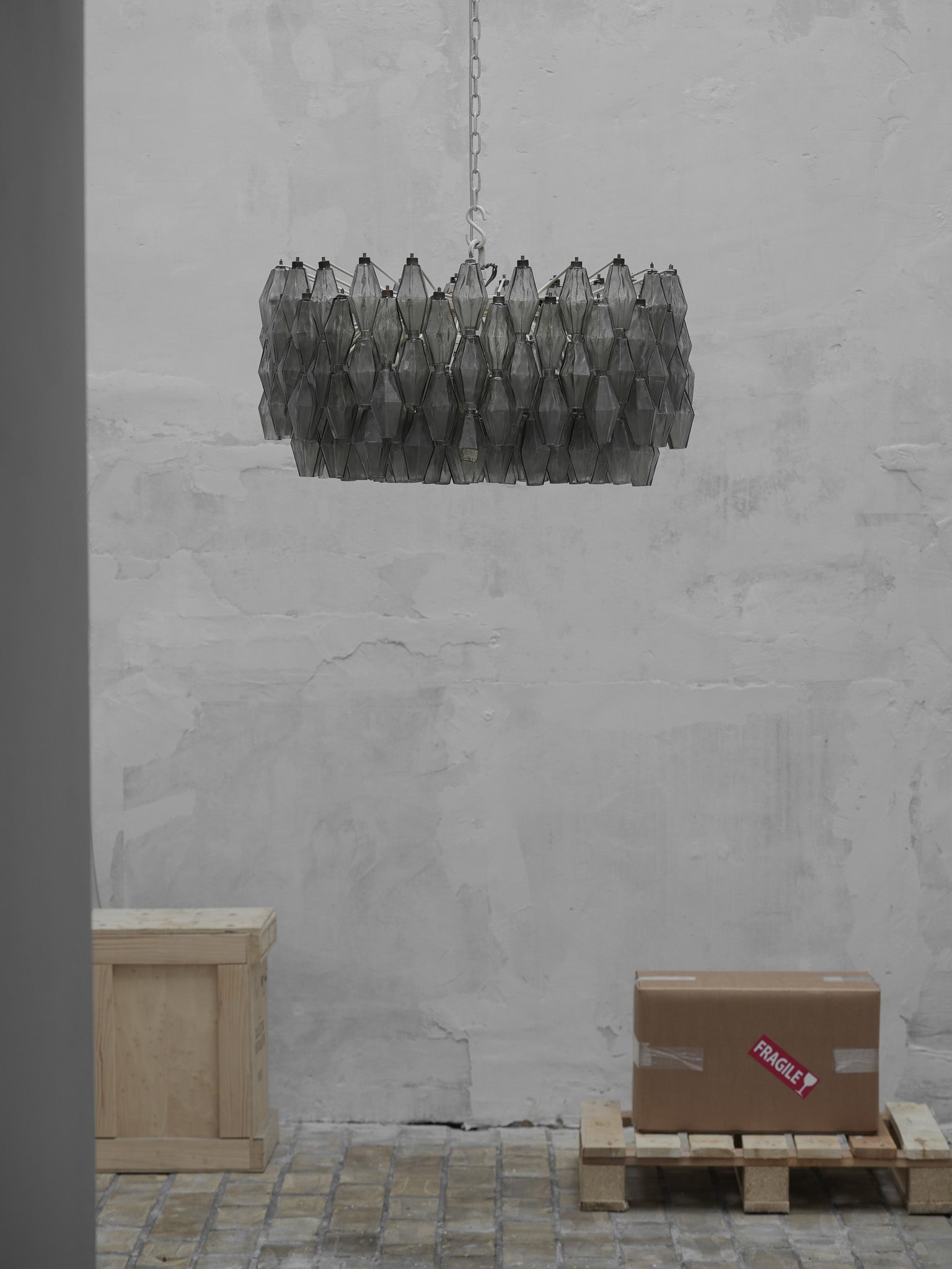 Venini, Carlo Scarpa Chandelier 1950s