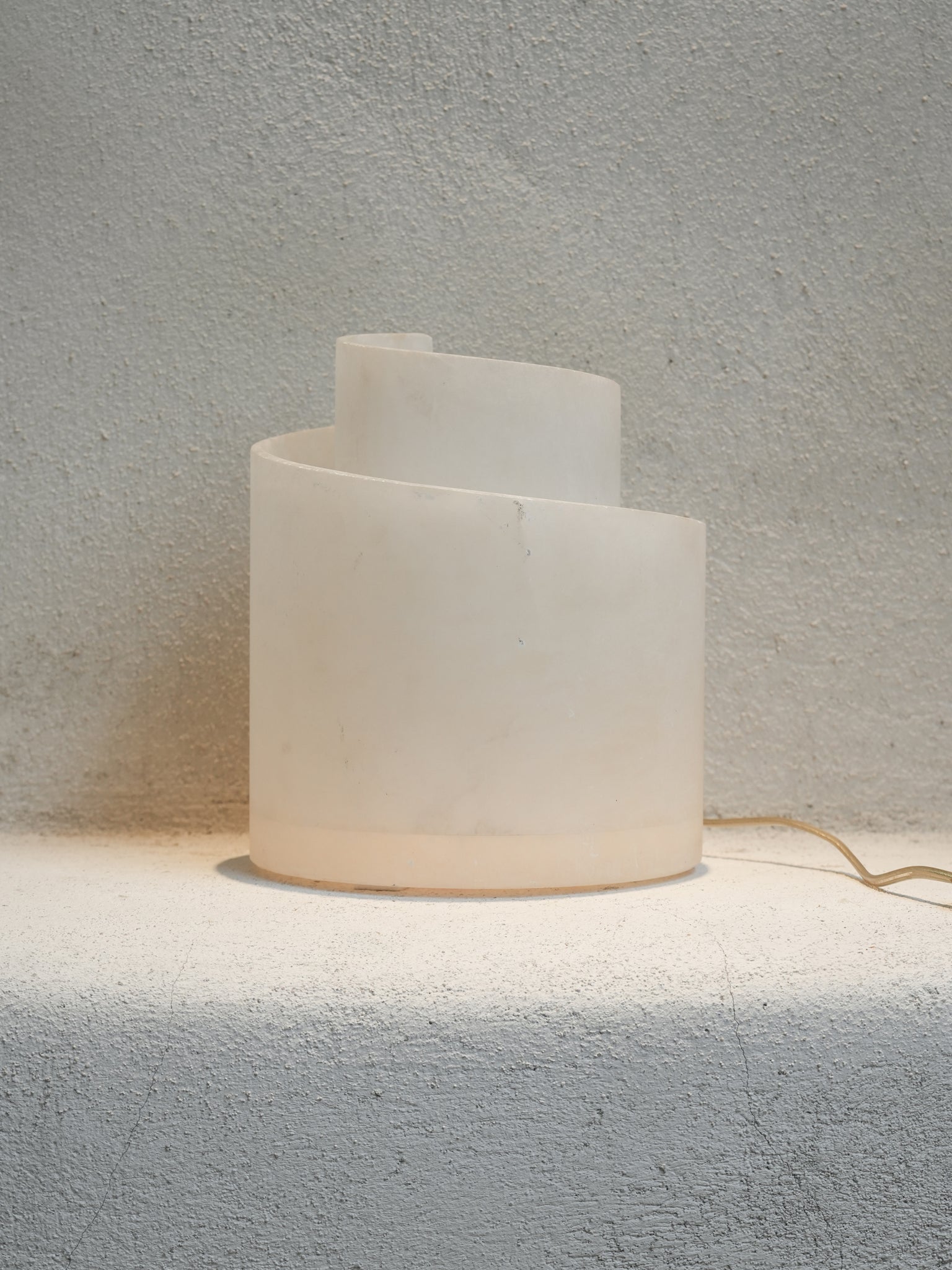 Vintage Alabaster Table Lamp